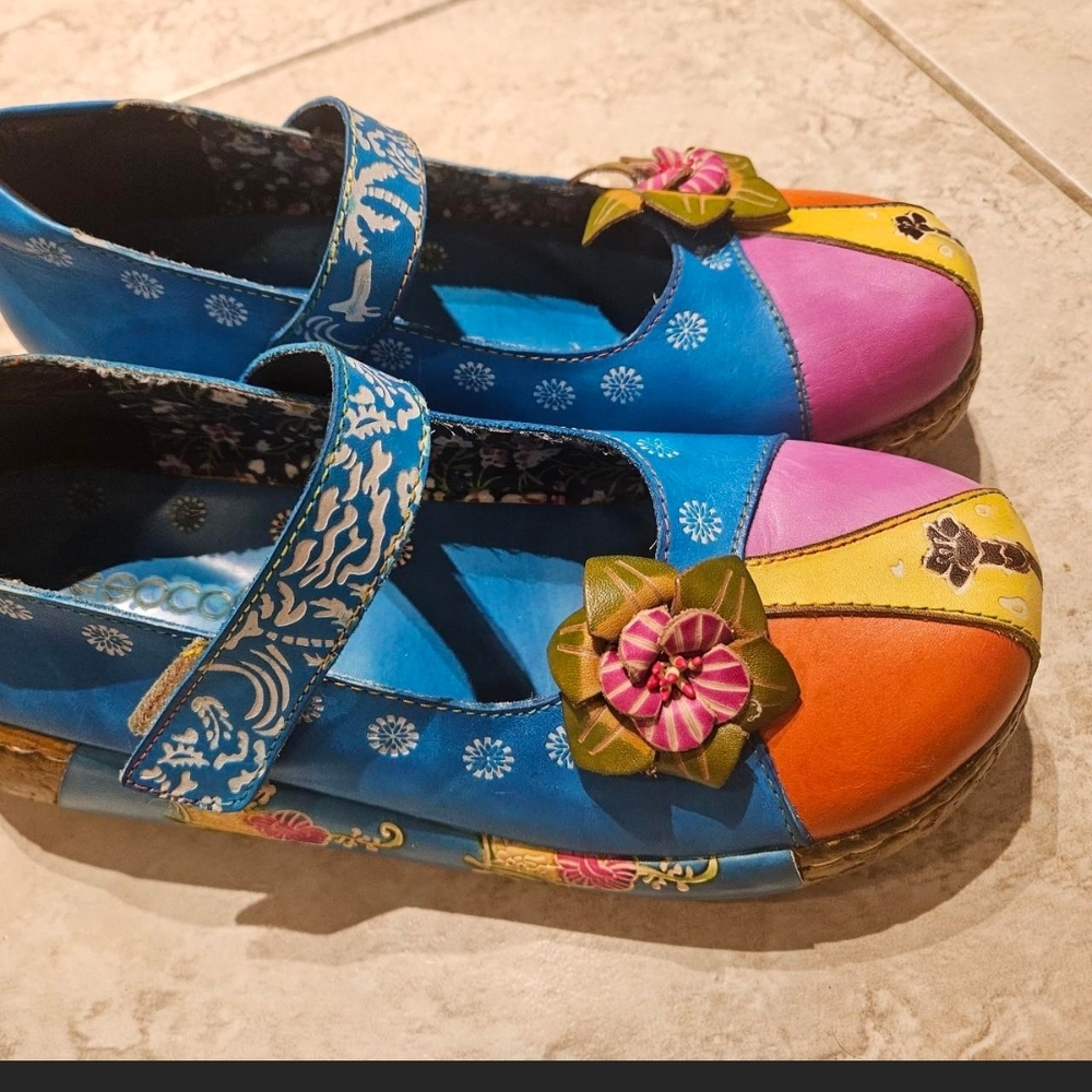 Colorful Mary Jane Shoes